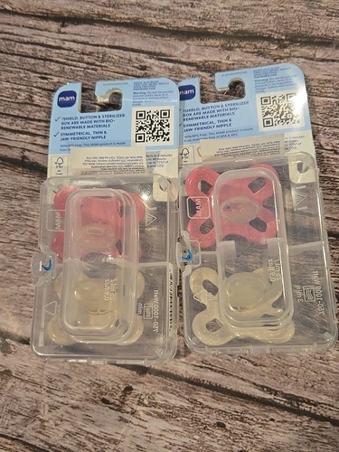 MAM Original Start Newborn 2 Pack-lot Of 2 Silicone 0-3 Months BPA/BPS FREE(53) - Picture 3 of 3