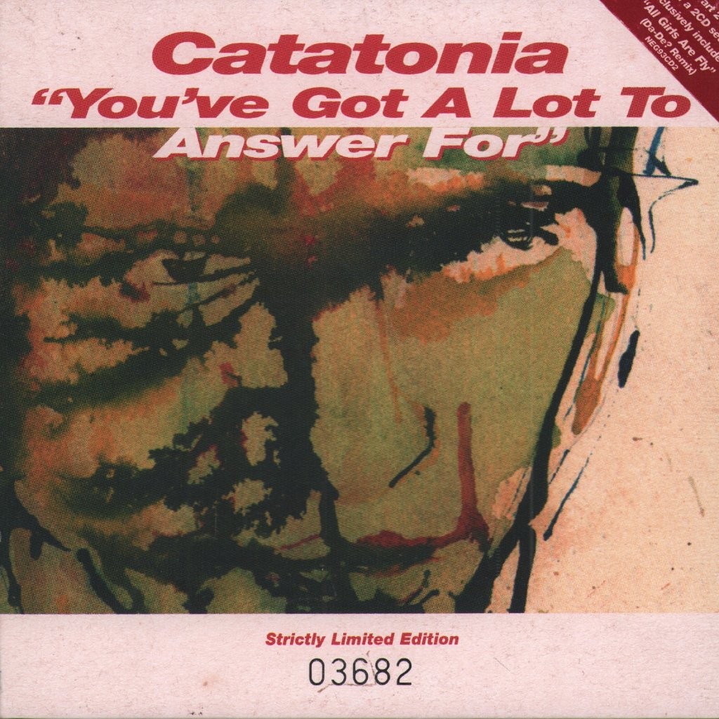Catatonia You've Got A Lot To Answer For CD UK Blanco Y Negro 1996 part 2 CD in