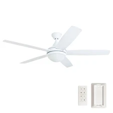 Ashby Modern 52 Inch Ceiling Fan with Light, LED Fan with Remote Control, Tri...