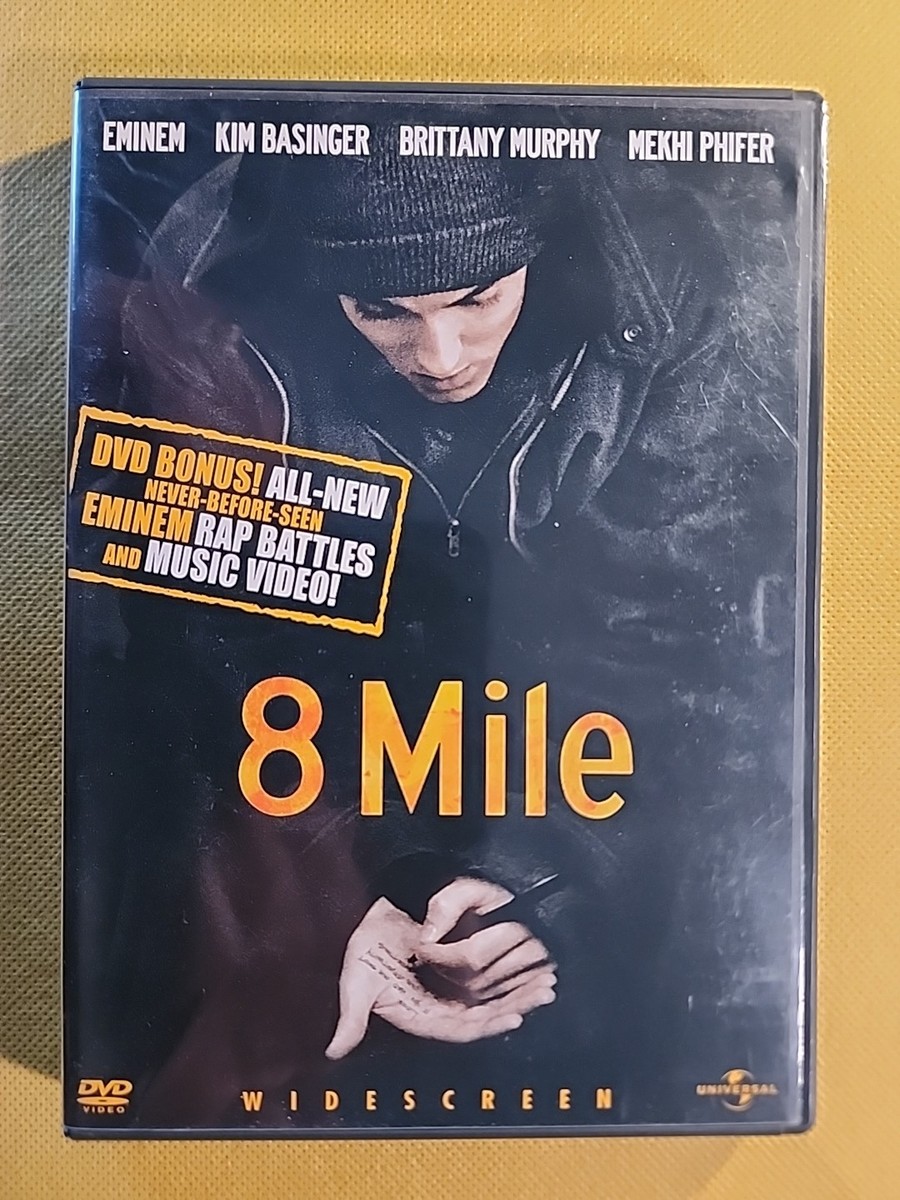 8 Mile DVD With Uncensored Bonus Materials Eminem Kim Basinger