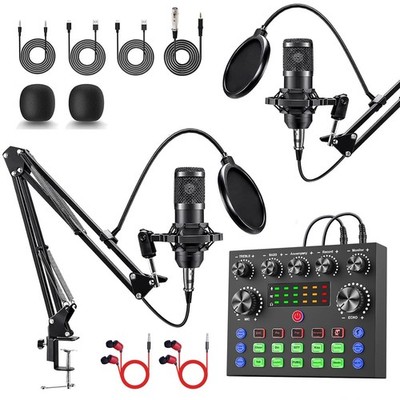 ALSO GO Upgraded Podcast Equipment Bundle for 2, Podcast Equipment with BM-80...