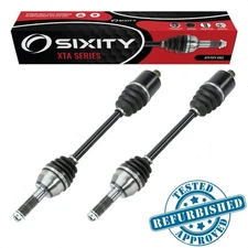 2 pc Sixity XTA Rear Left Right Axles for Polaris Ranger 4x4 400 500 EFI 4x