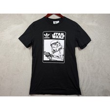 Adidas Originals STAR WARS T-Shirt Storm Trooper Black Men's Size Medium