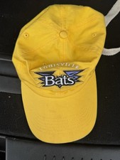 Louisville Bats Hat Cap MiLB Yellow Adjustable Minor League Baseball
