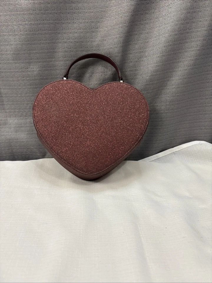 Kate Spade Love Shack Glitter Heart Purse Deep Nova - Image 2 of 4
