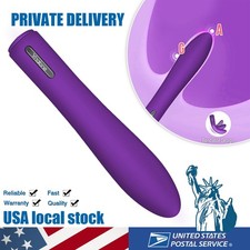 Women Mini powerful Bullet Shape 20 Speed Vibrating Remote Massage Rechargeable