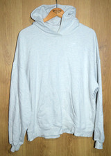 Gymshark Rest Day Sweats Hoodie Stone Marl Grey Oversized Fit - Large L