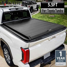 5.5Ft Retractable Truck Bed Tonneau Cover Waterproof For 2022-2025 Toyota Tundra