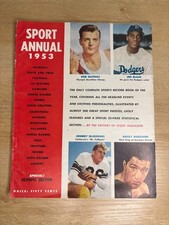 1953 Sport Annual Rocky Marciano, Mathias, Black Vintage Magazine B4498
