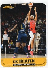 2025 SI for Kids Kiki Iriafen WNBA Basketball #1206 Washington Mystics Insert RC