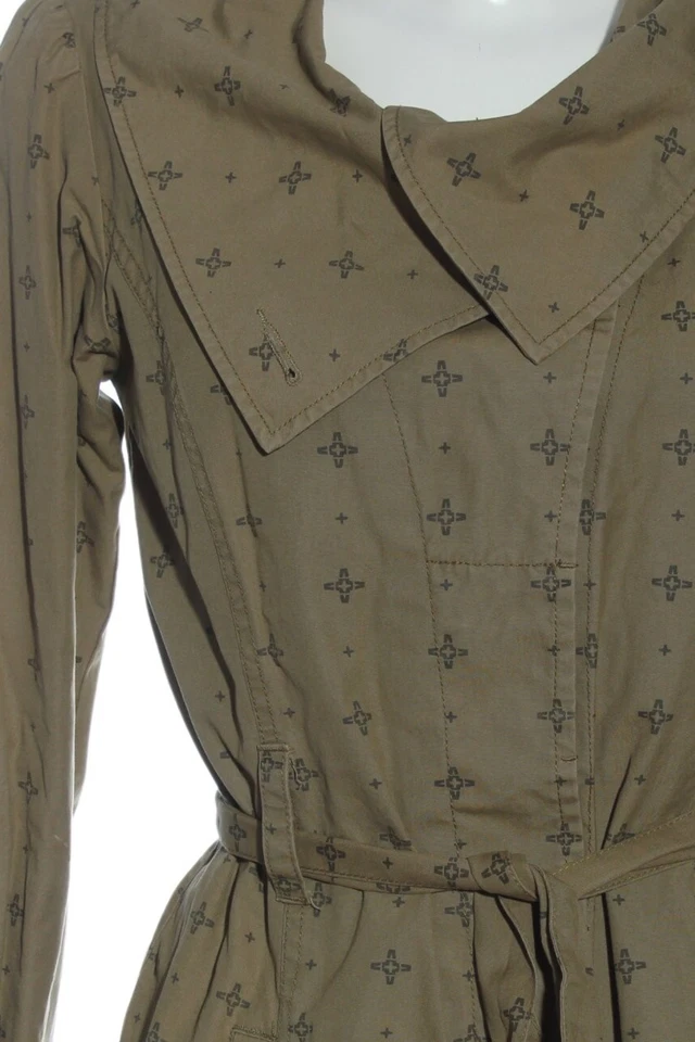 ADDICT Abrigo de entretiempo Mujeres Abrigo Talla EU 34 color bronce-negro - Imagen 3 de 4