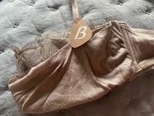 soutien gorge Mauve Natural Bandeau Balconnet Drapé Collection Natalia ETAM 95 B