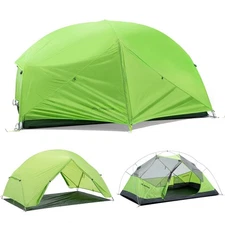 Backpacking 2 Person Tent Lightweight 3 Season Camping Tent 20D 380T Nylon Ra...