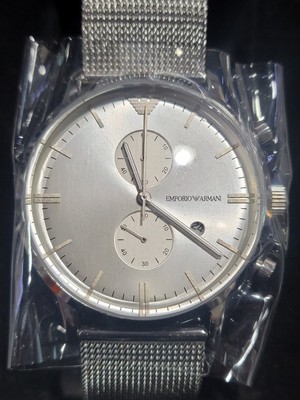 Emporio Armani Gianni Chronograph Men's Watch AR0390 Brand New In Box