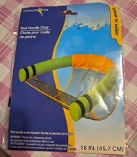 Splash n Swim Pool Noodle Chair 18" Noodle Not Included Orange