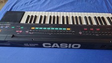 Vintage Casio Casiotone CT-460 Electronic Keyboard With Power Adapter 