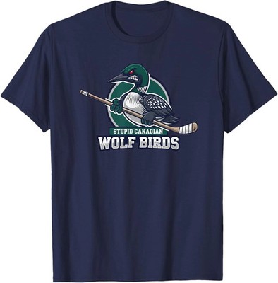 Canadian Wolf Bird T-Shirt | S - 4XL