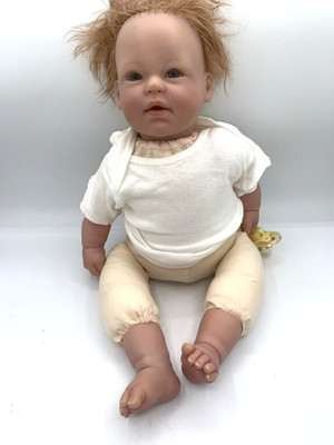 Berenguer Reborn Baby Doll 18'' Weighted Red Head