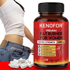 Fat Burner For Women 12,000 Mg Promote Metabolism Improve Mood Boost Energy US