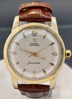VINTAGE 35mm 1952 OMEGA AUTOMATIC SEAMASTER 14k GOLD CAPPED SSTEEL WATCH SERVICE