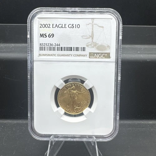 Photo of a 2002 American Gold Eagle 1/4 oz from an eBay sale