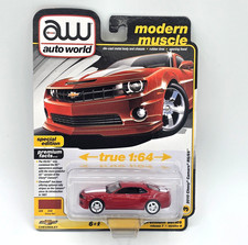 Auto World 2010 Chevy Camaro RS/SS Victory Red Modern Muscle Diecast