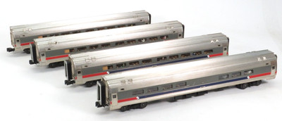 MTH Electric Trains 20-65139 Amfleet Septa Passenger Cars, O Gauge, No Box