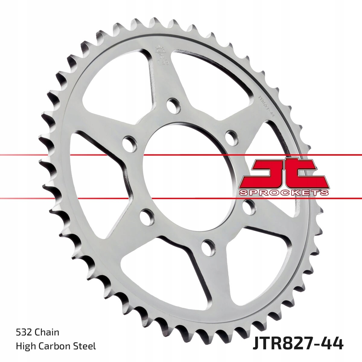 Pignon Arrière JT 806 44 en Acier Renforcé pour Chaîne 532 GSXR