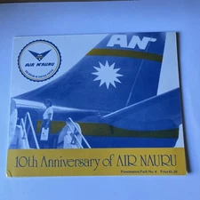 1980 Nauru Mint Stamps Presentation Pack - 10th Anniversary Of Air Nauru