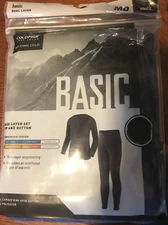 Coldpruf Basic Youth Base Layer Set-Dual Layer Thermal Set MD Ski Fish Winter