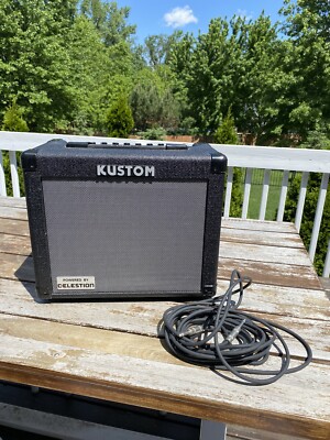 Kustom KAA 16 Acoustic Guitar Combo Amp W/ Super 8 Celestion Speaker NICE !!