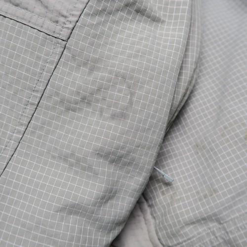 VTG Nike Grid Down Jacket Youth XL 18-20 Olive Zip Hood Puffer Mini Swoosh ACG - Picture 7 of 24