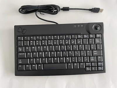 ACTIVE KEY AK-440 TU-B/US KEYBOARD WITH BUILT IN TRACKBALL | eBay