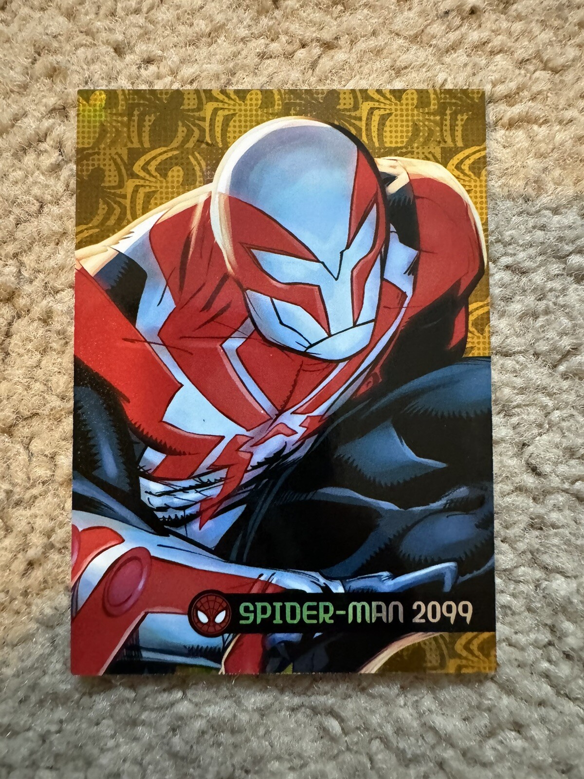 2017 Fleer Ultra Marvel Spider-Man SPIDER-MAN 2099 ROYAL FOIL (66/99) CARD #GC22