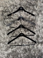 Black Wooden Clothes Suit Hanger Pants Marked Saks Fifth Avenue Lot 8