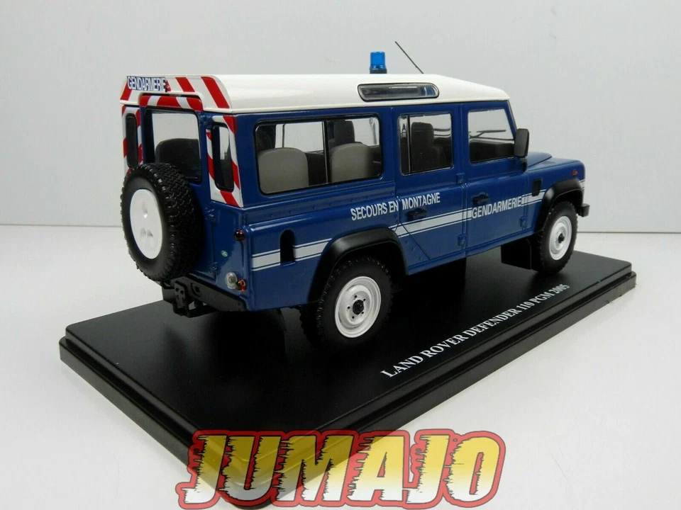 TES7 Voiture 1/24 Hachette Test GENDARMERIE LAND ROVER Defender 110 PGM 2005 - Photo 2/4