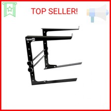 RockJam Portable DJ Laptop Stand With Adjustable Height, Anti-Slip Design, Works