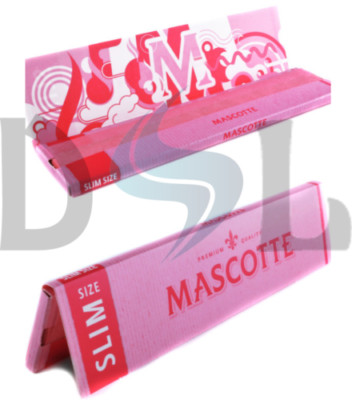 Mascotte Pink King Size Slim Extra Dünne Blättchen 100% Hanf