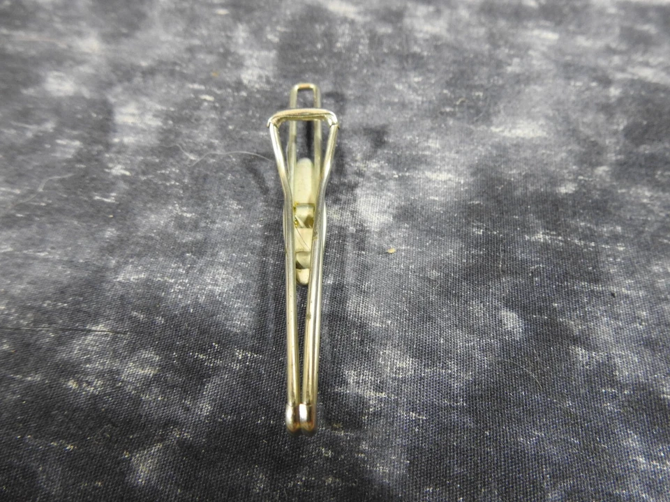 Vintage Mother of Pearl Silver/Steel Tie Bar/Money Clip - Image 4 of 4