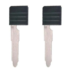 New Uncut Smart Remote Emergency Key Blade Replacement for Mazda (2 Pack)