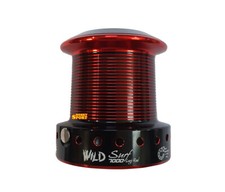 BOBINA RICAMBIO MULINELLO WILD 7000 GLOBE FISHING   SURFCASTING  ROSSO
