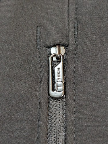 Tech By Tumi Jacket Men's Medium Soft Shell Fleece Lined Full Zip Classic Gray - Picture 3 of 16