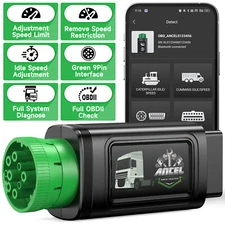 ANCEL HD200 Heavy Duty Truck Scanner Speed Limit Reset for Cummins Caterpillar