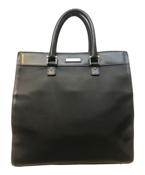 Nylon Leather Combination Tote Bag