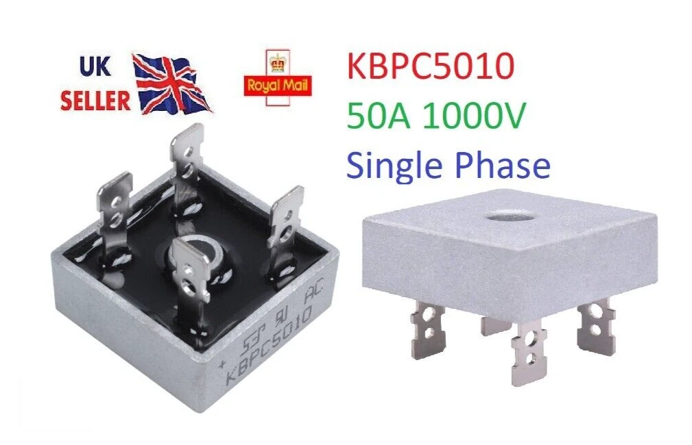 Buy Single Phase KBPC2510 25A 1000V Bridge Rectifier in BD - Best Price