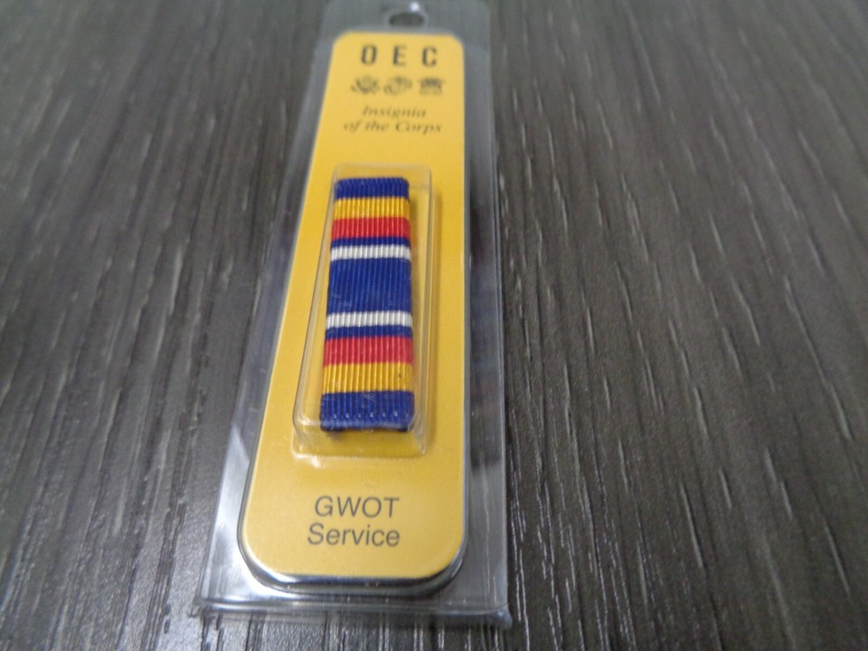 US MILITARY GWOT SERVICE Ribbon only OEC NEW IN PACKAGE | eBay