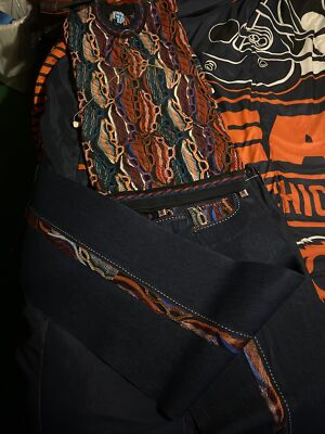 #ad Australian Coogi Knit Sweater w Pants to Match $400.00