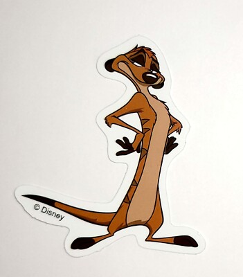 Disney Lion King Simba Timon Pumbaa Scar Anime Cartoon Water Resistant Sticker