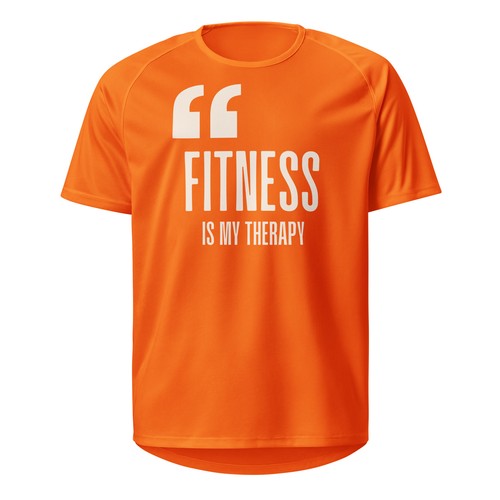 Fitness is My Therapy Unisex Sporttrikot | Atmungsaktiv & Bequem Gym Wear - Bild 8 von 9