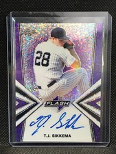 2019 LEAF FLASH Baseball T J Sikkema  RC AUTO  #5/25